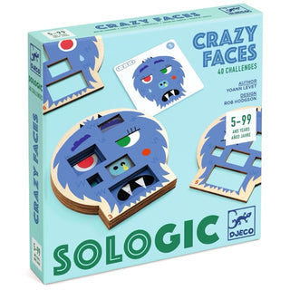 Djeco Sologic Crazy Faces pulmapeli