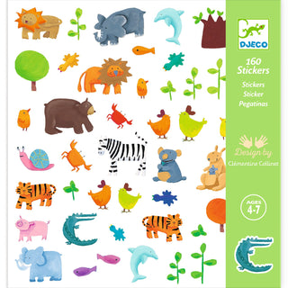 Djeco Animals Eläimet tarrat