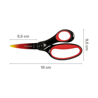 Fiskars isot lasten sakset 15 cm punainen liukuväri