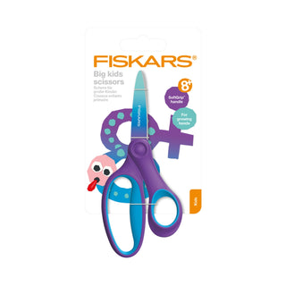 Fiskars isot lasten sakset 15 cm violetti liukuväri