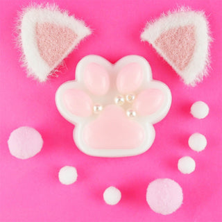 Squishy Cat Paw kissan tassu stressilelu 7 cm pinkki