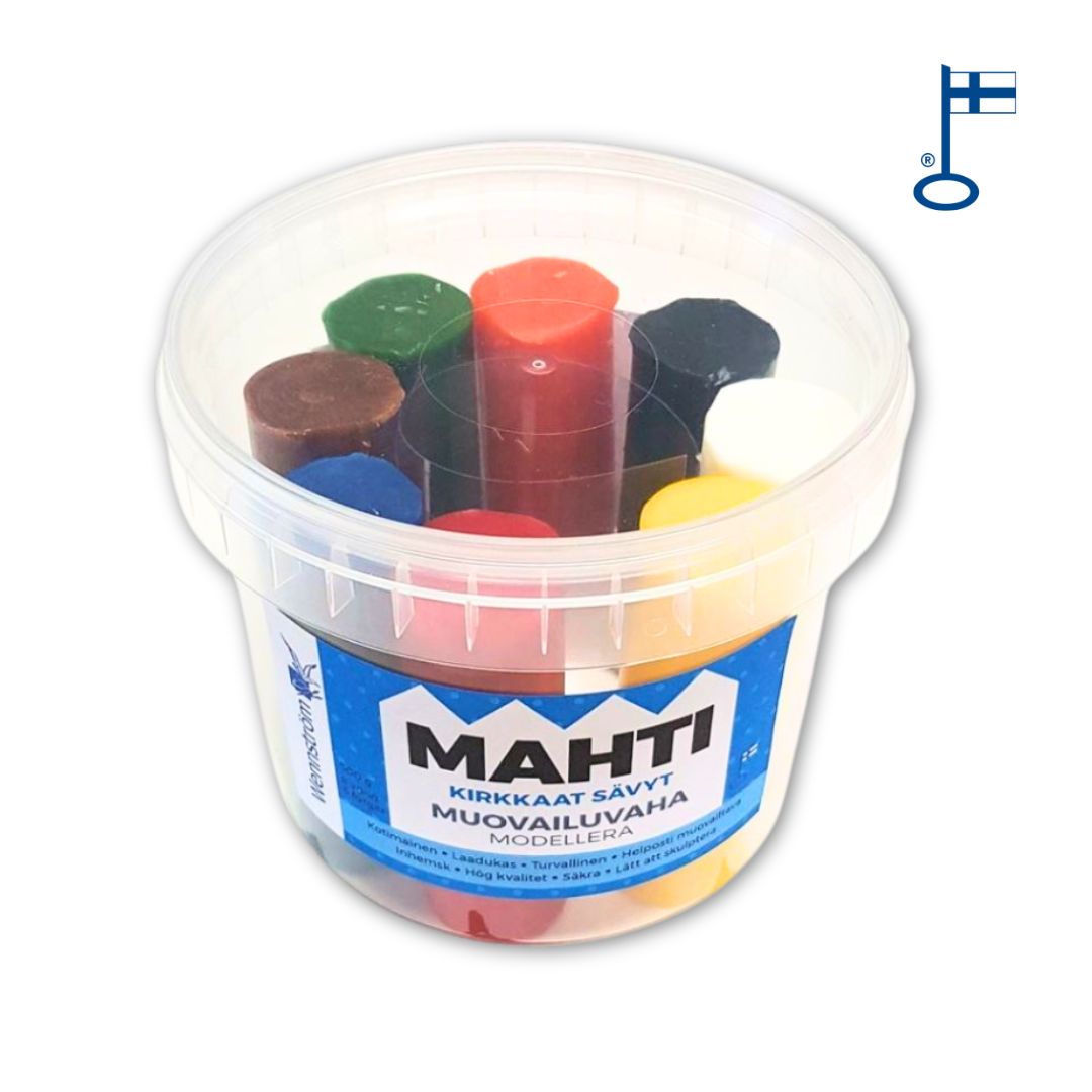 Kotimainen Muovailuvaha Mahti 500 G Lelutivoli