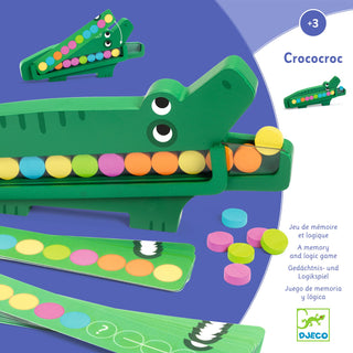Djeco Crococroc muistipeli ja logiikkapeli