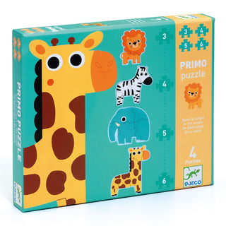 Djeco Primo Puzzle In the Jungle ensipalapeli