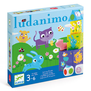 Djeco Ludanimo Muistipeli, tasapainopeli ja noppapeli