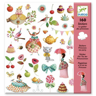 Djeco Princess Tea Party Prinsessan Teekutsut tarrat