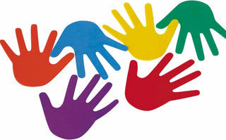 Lattiamerkit tasapainoiluun kädet 6 kpl