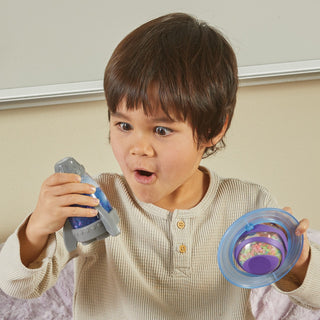 Rauhoittava avaruus fidget setti pimeässä hohtava