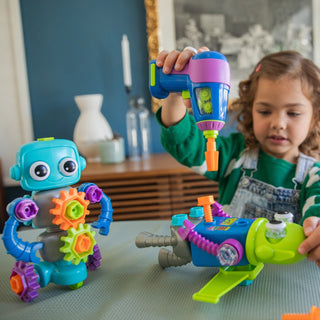 Design & Drill® Suunnittele ja ruuvaa Robottityöpaja rakentelulelu