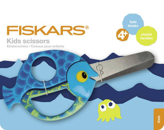 Fiskars lasten eläinsakset 13 cm Kala