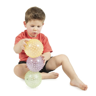 Kimaltelevat aistipallot 3 kpl setti