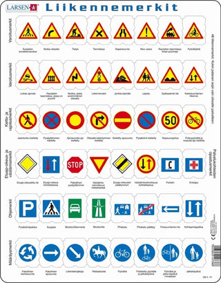 Larsen palapeli Liikennemerkit