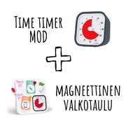 Time Timer MOD ja magneettinen valkotaulu pakettidiili
