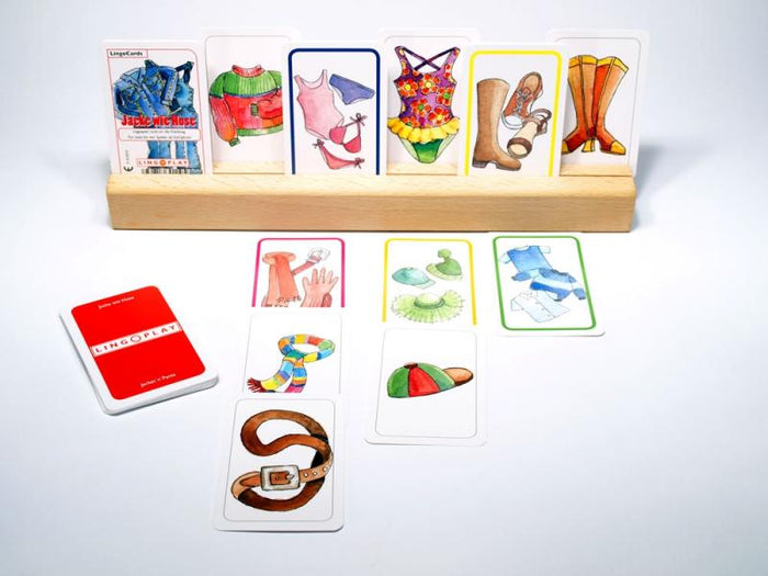 Lingoplay Takit ja housut vaateryhmien lajittelupeli