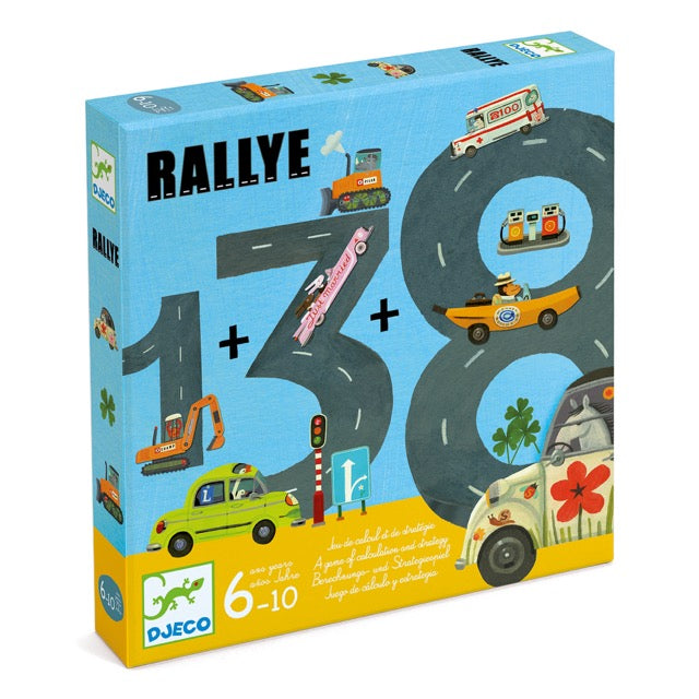 Djeco Rallye laskemispeli
