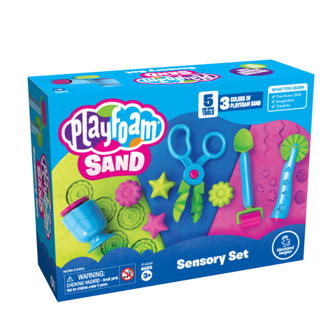 Playfoam® Sand värillinen taikahiekka Sensory Set puuhasetti