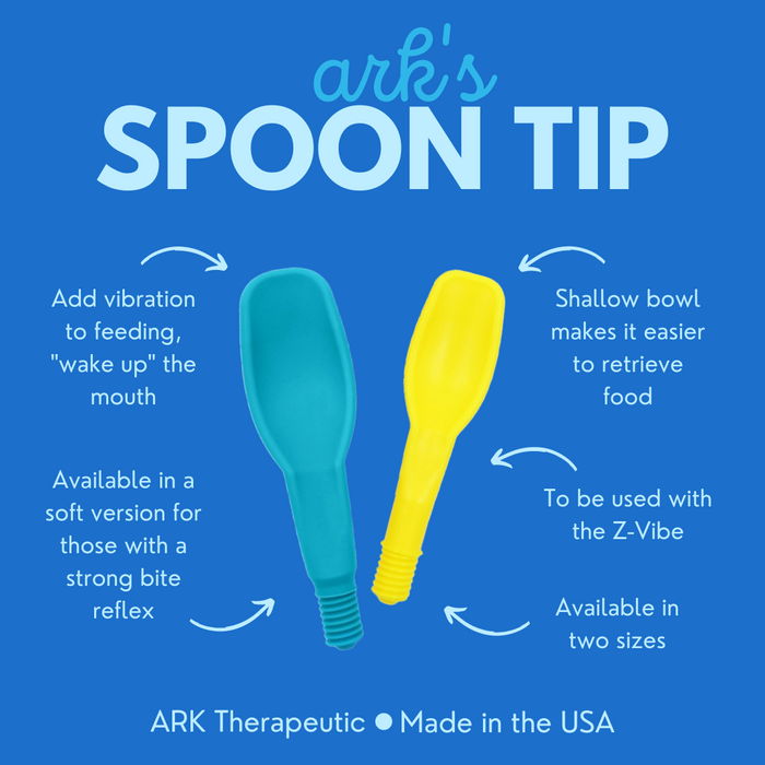 ARK's Textured Hard Spoon Tip kova kuvioitu keltainen