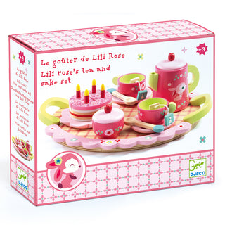 Djeco puinen teeastiasto Lili Rose’s tea party