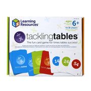 Tackling Tables pelikortit kertotaulun ja jakolaskun opettelemisen setti