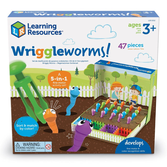 Wriggleworms! Kiemurtelevat toukat hienomotoriikkasetti